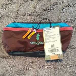 cotopaxi Teal, Pink & Brown Bataan 3L Hip Pack